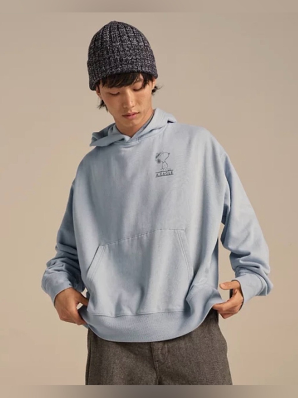 AE Light Blue Snoopy Hoodie